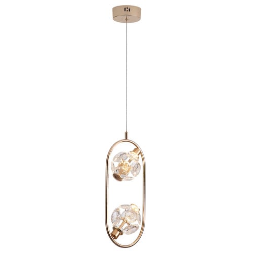 Ashlea Iron & Glass 2 Light Pendant