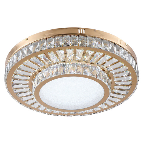 Marlene Iron & Glass Flush Mount Ceiling Light