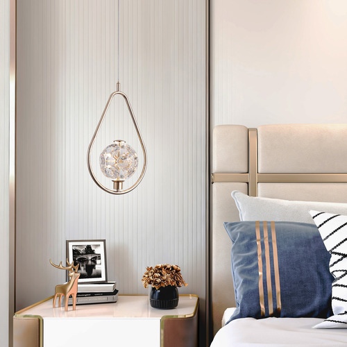 Deborah Iron & Glass Pendant Light
