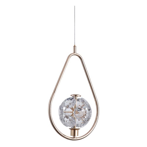 Deborah Iron & Glass Pendant Light