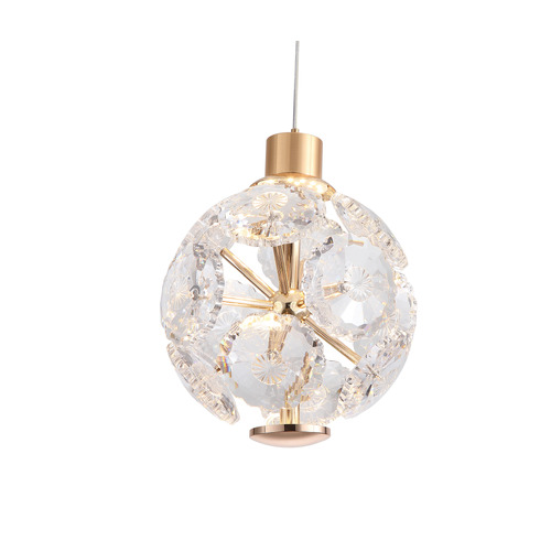 Bridget Iron & Glass Pendant Light