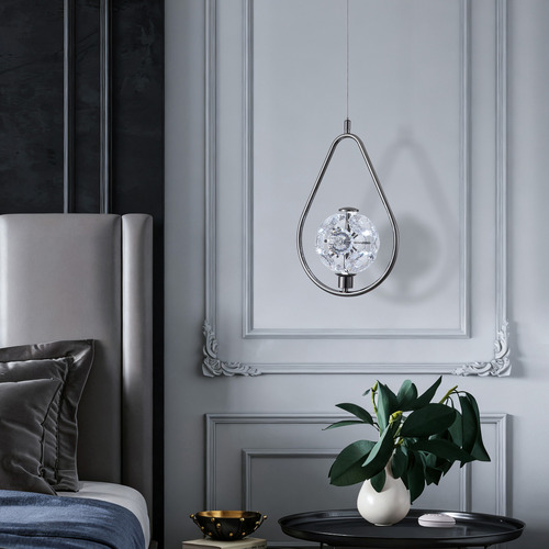 Deborah Iron & Glass Pendant Light