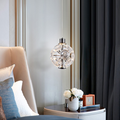 Bridget Iron & Glass Pendant Light
