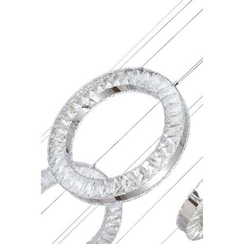 Natalie Iron & Glass 9 Light Pendant