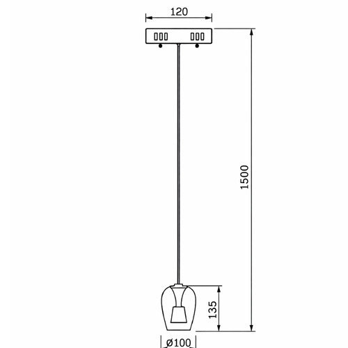 Betsy Iron & Glass Pendant Light