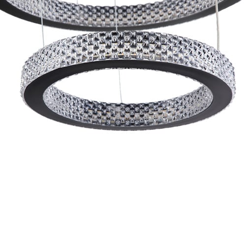 Zedon Iron & Acrylic Pendant Light