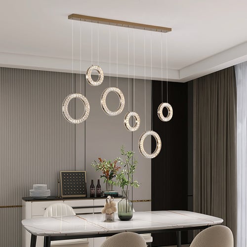 Jonah Iron & Crystal Pendant Light