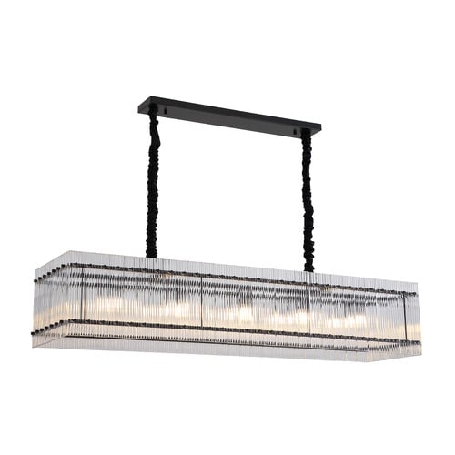 Maxon Iron & Glass Pendant Light