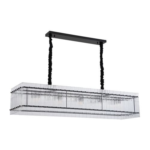 Maxon Iron & Glass Pendant Light