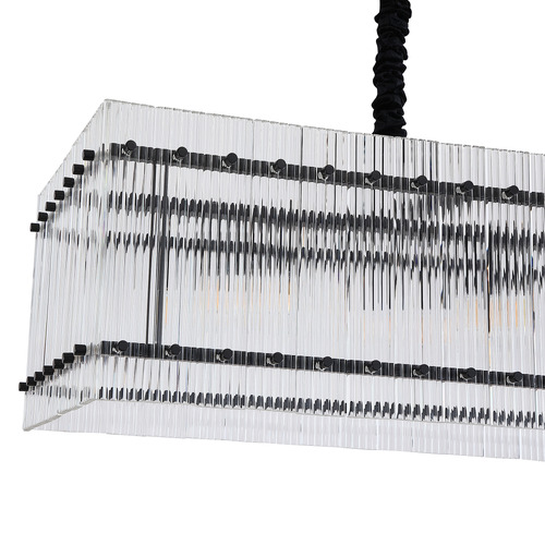 Maxon Iron & Glass Pendant Light