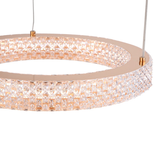 Zedon Iron & Acrylic Pendant Light