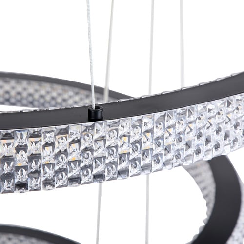Zedon Iron & Acrylic Pendant Light
