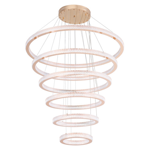 Zedon Iron & Acrylic Pendant Light