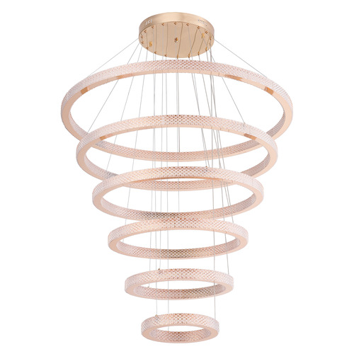 Zedon Iron & Acrylic Pendant Light