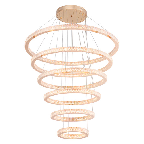 Zedon Iron & Acrylic Pendant Light