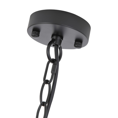 Vance Iron & Glass Pendant Light