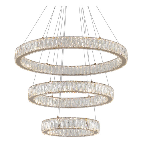 Wesar Iron & Crystal Pendant Light