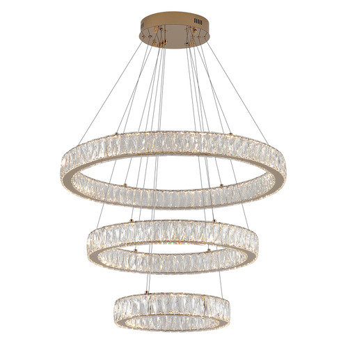Wesar Iron & Crystal Pendant Light