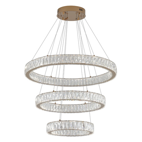 Wesar Iron & Crystal Pendant Light