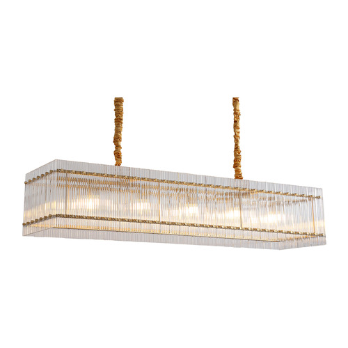 Maxon Iron & Glass Pendant Light