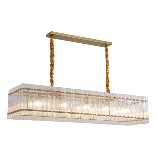 Maxon Iron & Glass Pendant Light