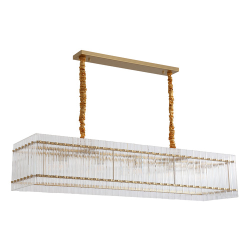 Maxon Iron & Glass Pendant Light