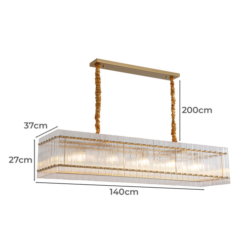 Maxon Iron & Crystal 10 Light Pendant