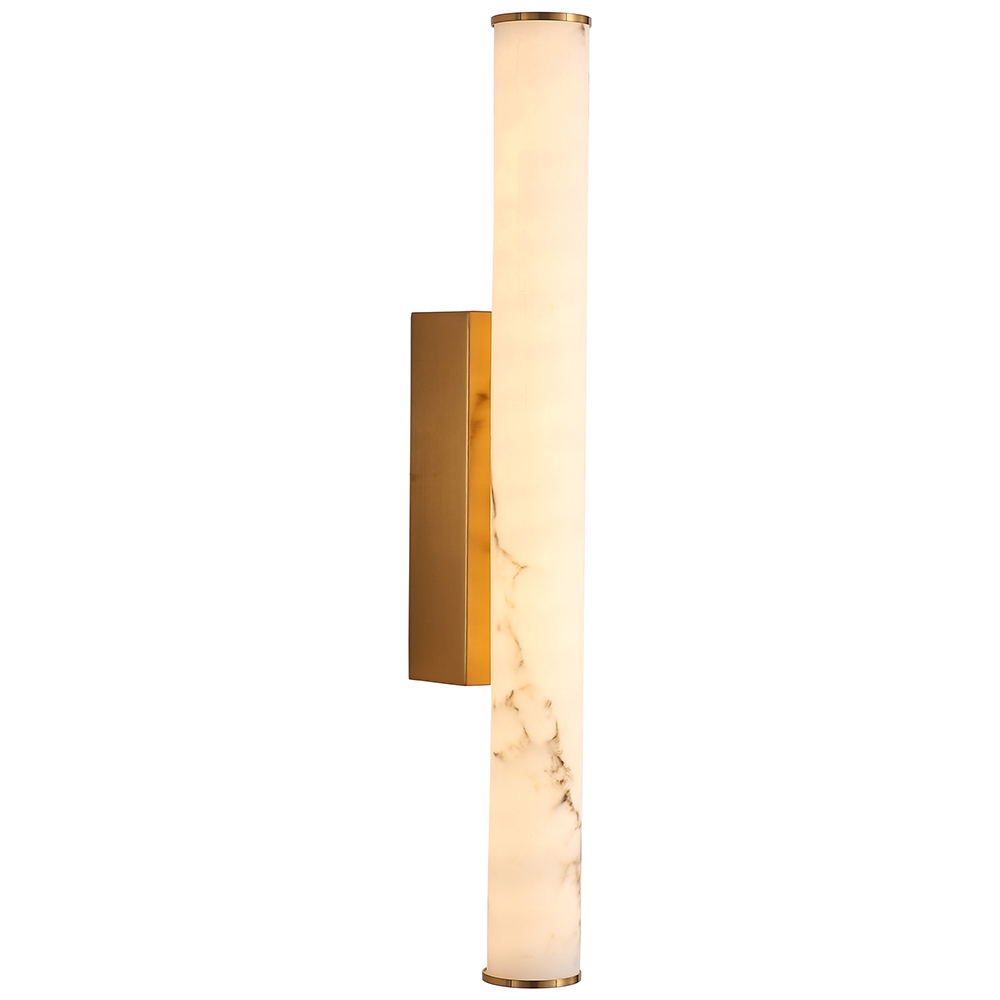 Harper Marble-Look Wall Light