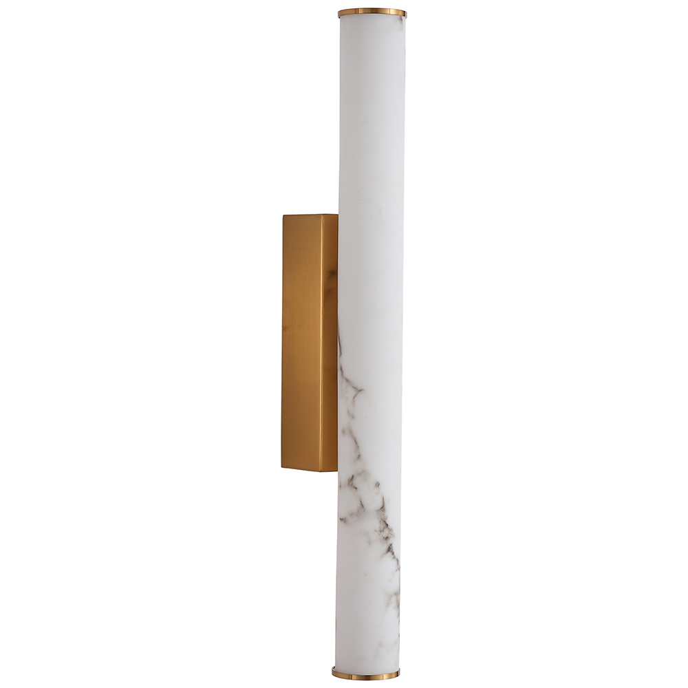 Harper Marble-Look Wall Light