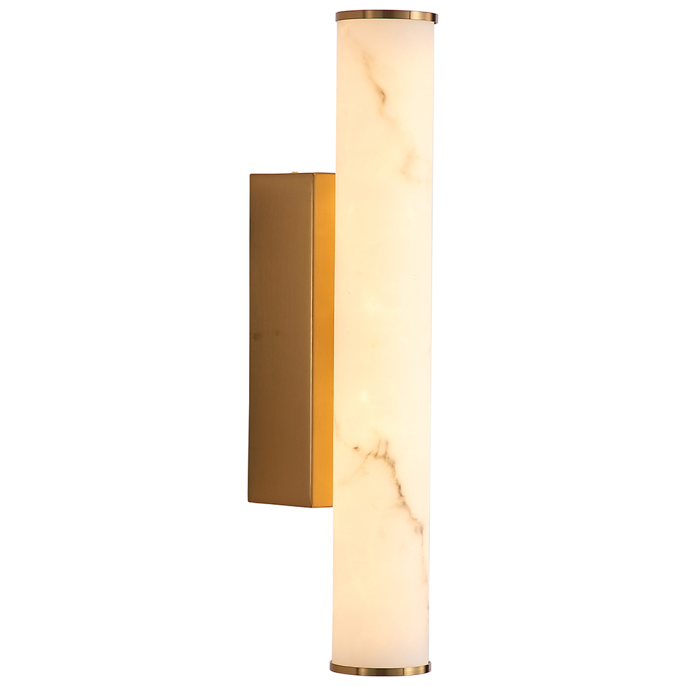 Harper Marble-Look Wall Light