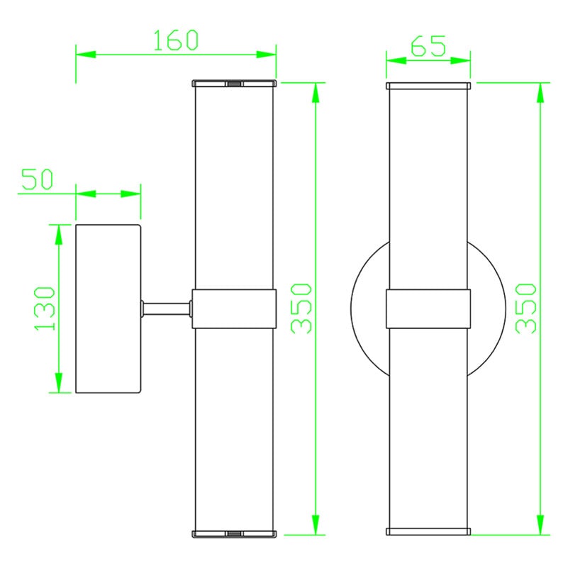 Margot Marble-Look Wall Light