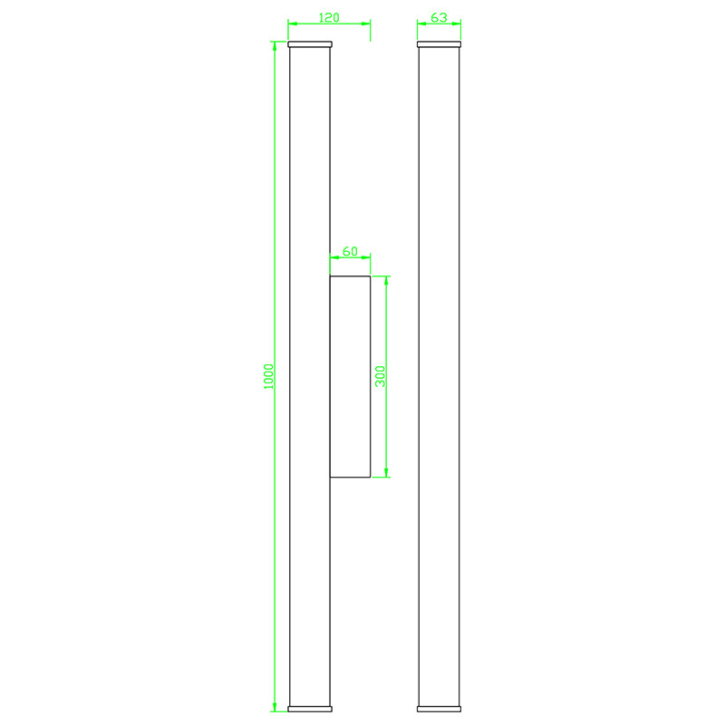 Harper Marble-Look Outdoor Wall Light