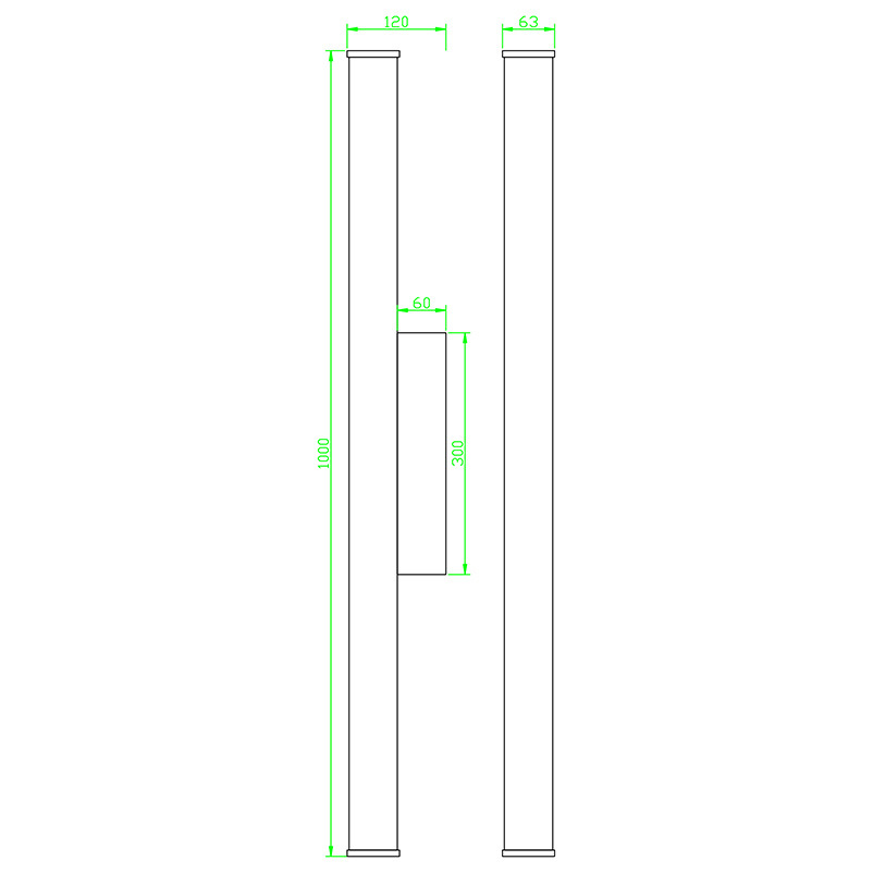 Harper Marble-Look Outdoor Wall Light
