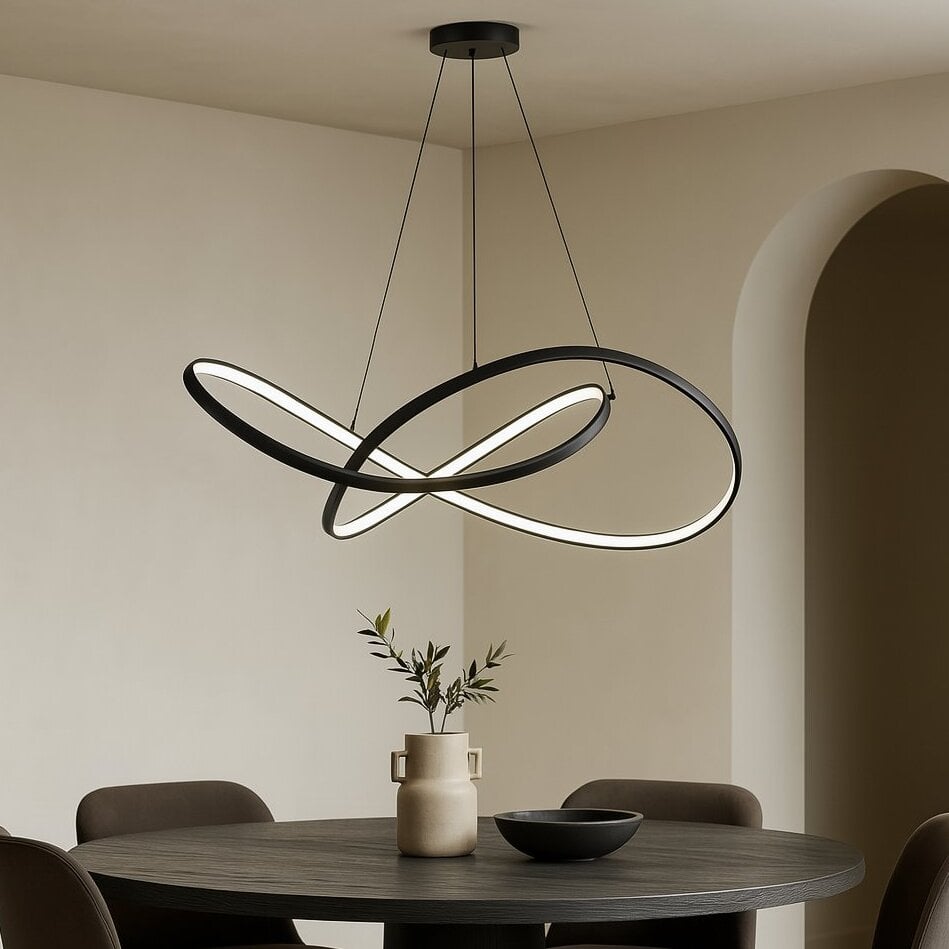 Cortland Gold Abstract Aluminium LED Pendant Light