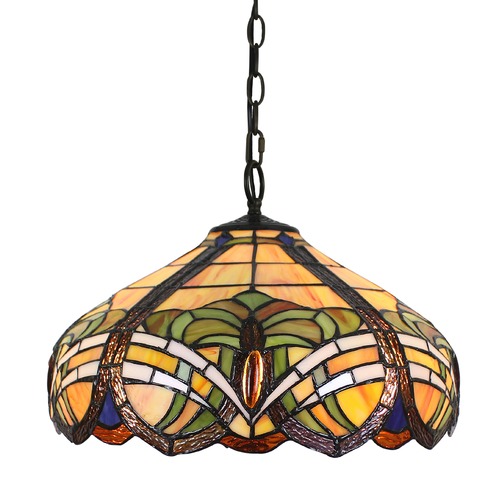 Baroque Tiffany Style Pendant Light Temple Webster