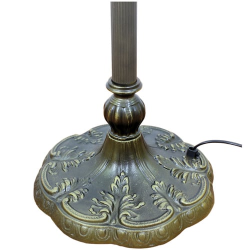 Victorian Tiffany Stained Glass Floor Lamp