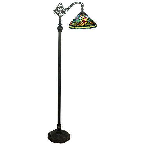 Sun Flower Hanging Tiffany Stained Glass Floor Lamp