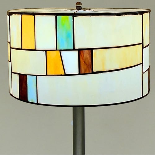 Jamila Tiffany Stained Glass Floor Lamp
