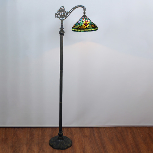 Sun Flower Hanging Tiffany Stained Glass Floor Lamp