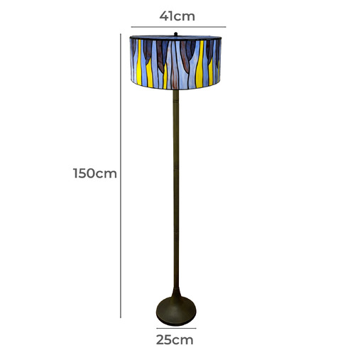 Barossa Tiffany Stained Glass Floor Lamp