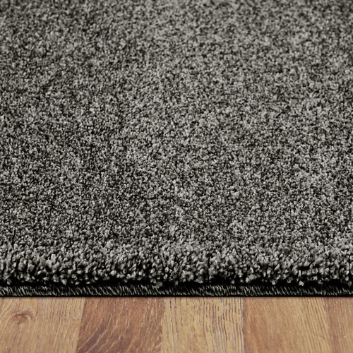 Dark Grey Ridges Rug