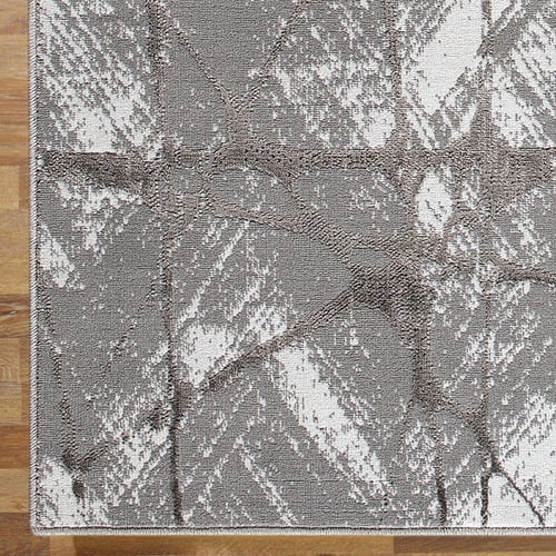 Cinereous Grey Fantasy Power-Loomed Rug | Temple & Webster