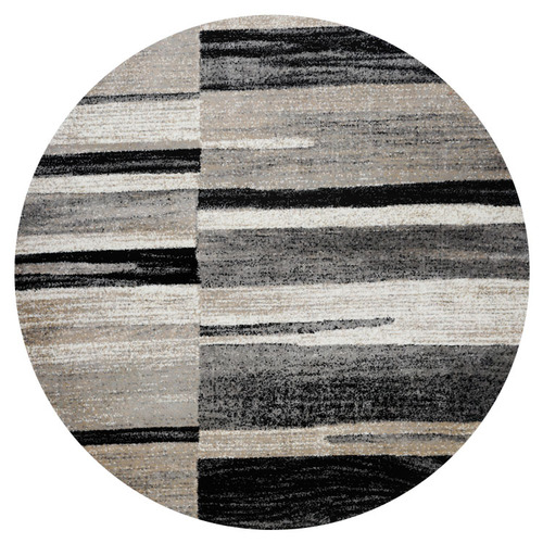 Grey Grain Beantown Round Rug