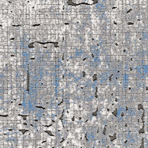 Blue Ikat Maxim Power-Loomed Rug