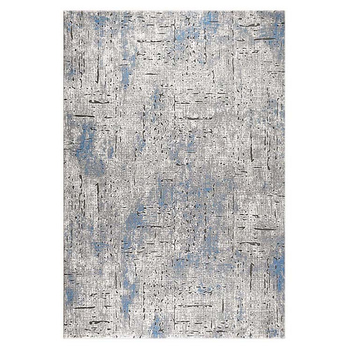 Blue Ikat Maxim Power-Loomed Rug