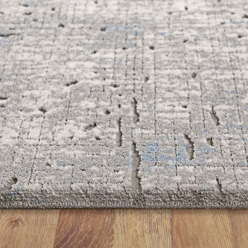 Blue Ikat Maxim Power-Loomed Rug