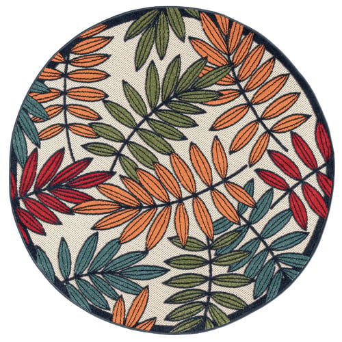 Lucca Hiba Indoor/Outdoor Round Rug