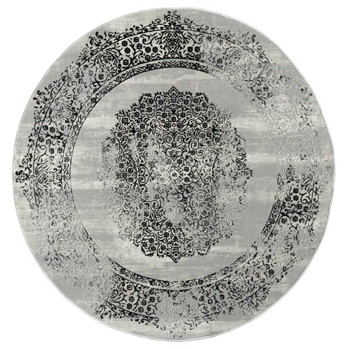 Garrett Rea Power-Loomed Round Rug