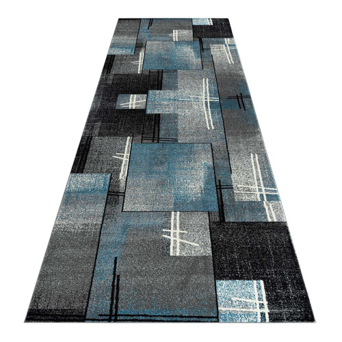 Blue Harleian Power-Loomed Rug