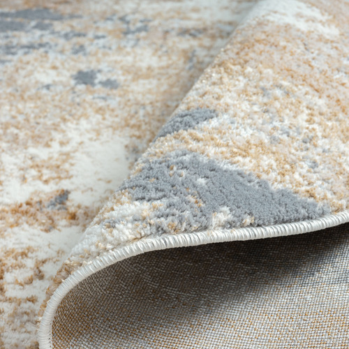 Taupe Luna Round Rug